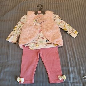 3-Pieces Outfit Matching Set for 6-12M